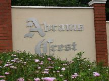 Abrams Crest – signage