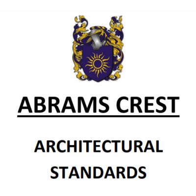 Abrams Crest - Architectural Standards